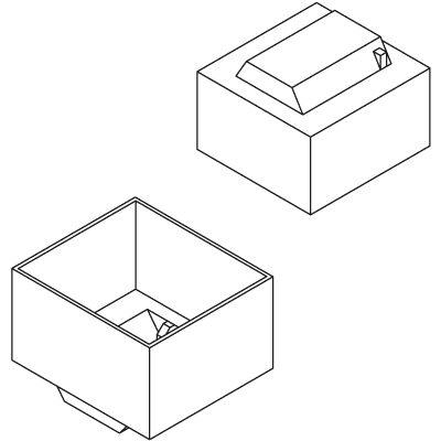 ETD lr Potting Boxes Horizontal technical product overview