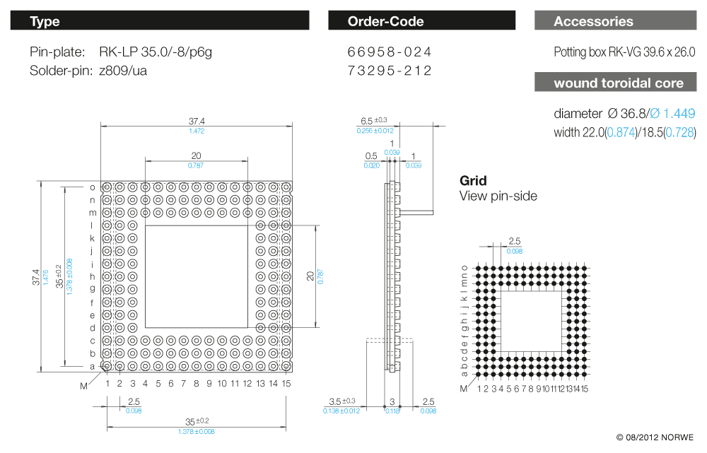 RK-LP 35,0/-8/p6g technical preview