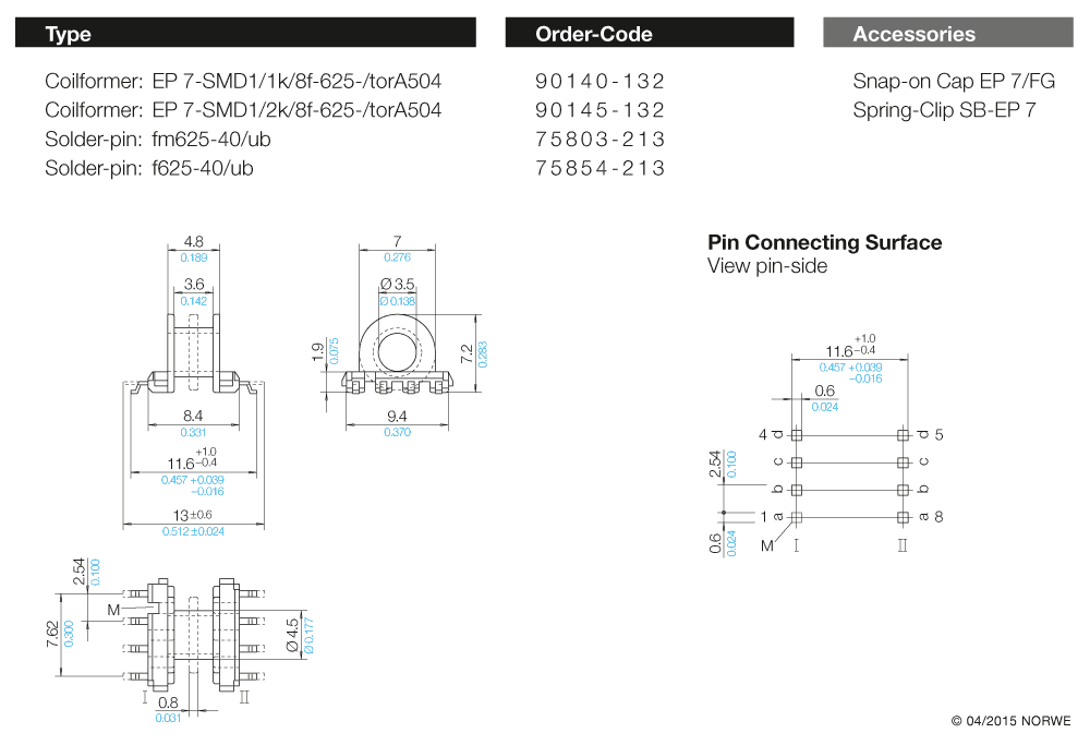 EP 7-SMD1/1k/8f-625-/torA504 technical preview