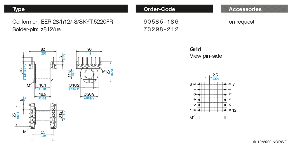 EER 28/h12/-8/SKYT.5220FR technical preview