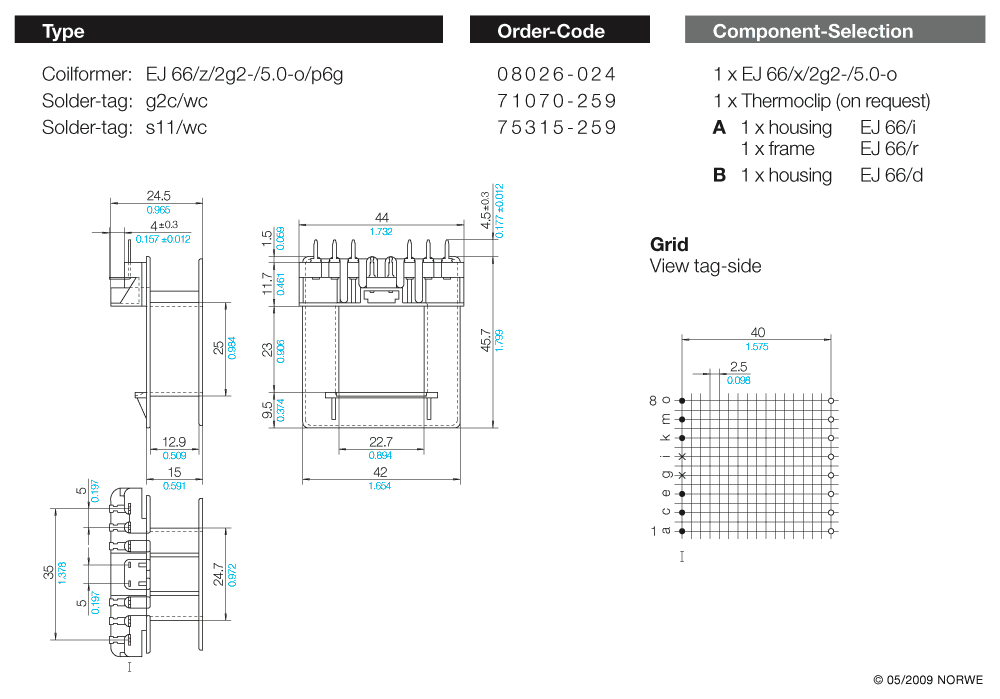 EJ 66/z/2g2-/5,0-o/p6g technical preview