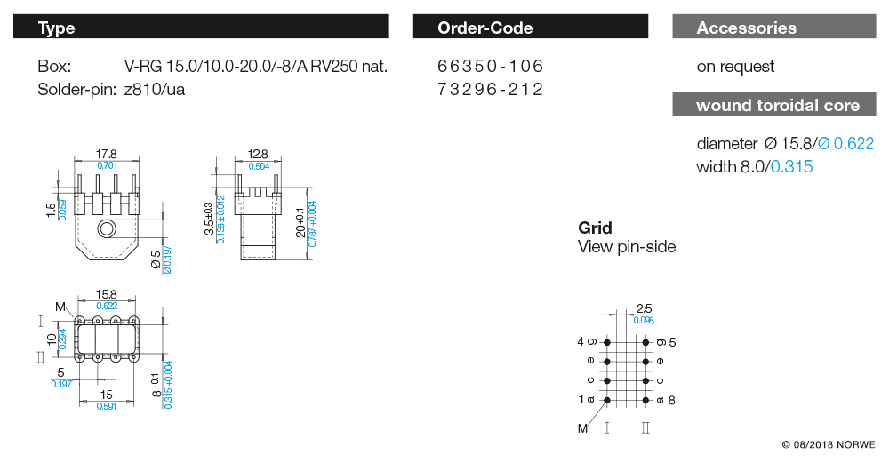V-RG 15,0/10,0-20,0/-8/A RV250 nat. technical preview