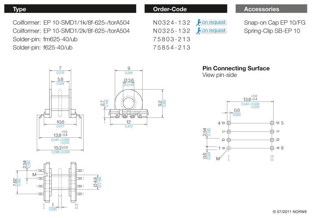 EP 10-SMD1/1k/8f-625-/torA504 technical preview