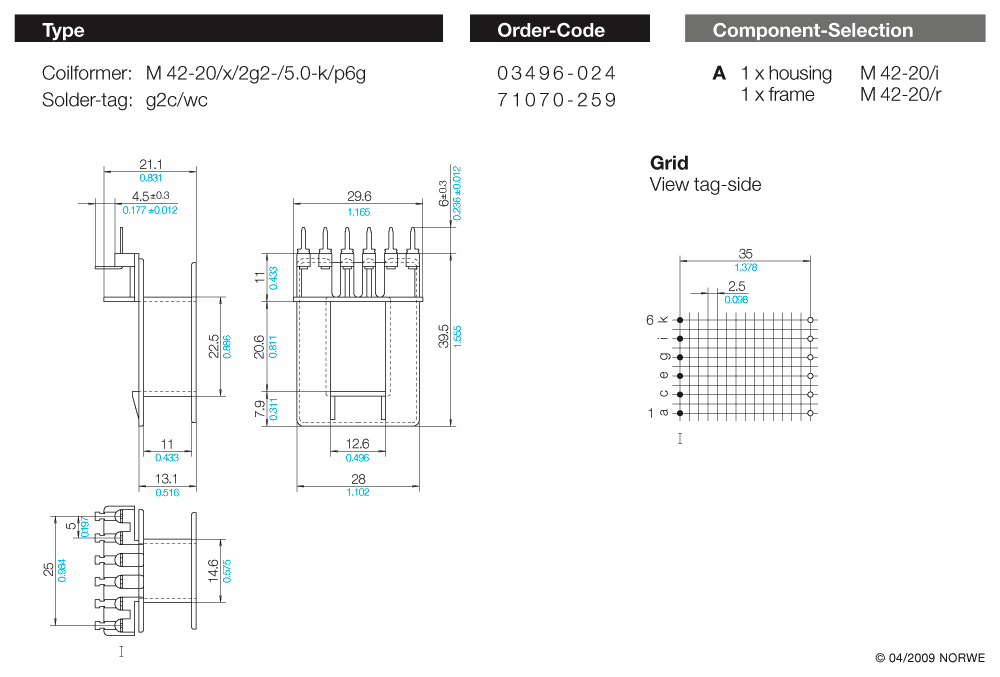 M 42-20/x/2g2-/5,0-k/p6g technical preview