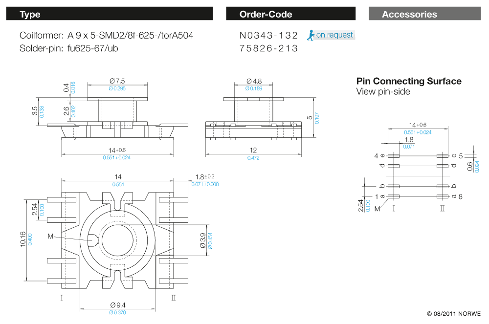 A 9 x 5-SMD2/8f-625-/torA504 technical preview