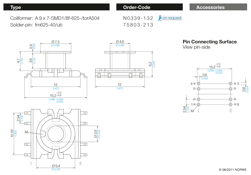 A 9 x 7-SMD1/8f-625-/torA504 technical preview