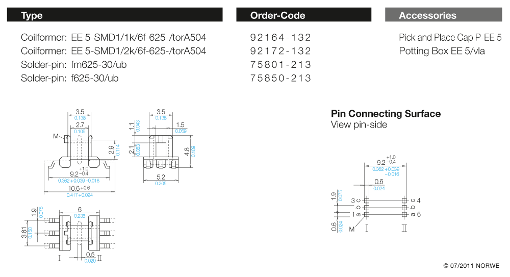 EE 5-SMD1/1k/6f-625-/torA504 technical preview