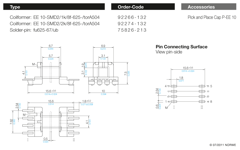 EE 10-SMD2/1k/8f-625-/torA504 technical preview