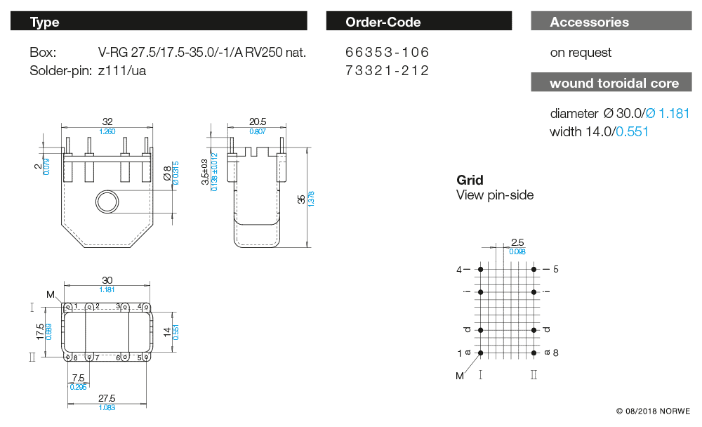 V-RG 27,5/17,5-35,0/-1/A RV250 nat. technical preview