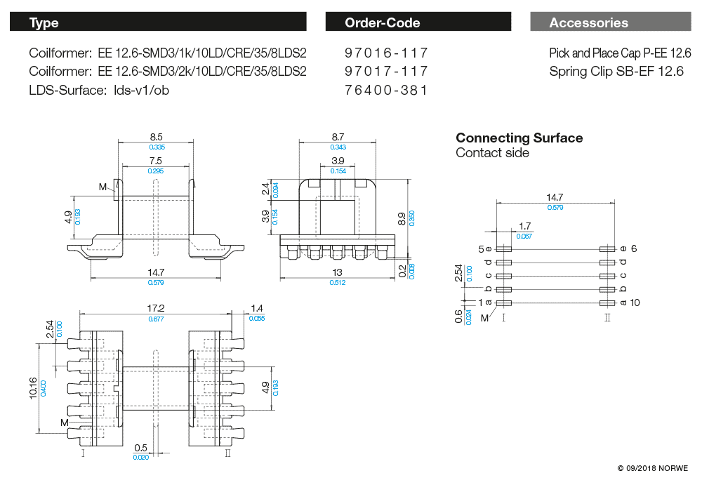 EE 12,6-SMD3/1k/10LD/2,54/CRE/35/8LDS2 technical preview