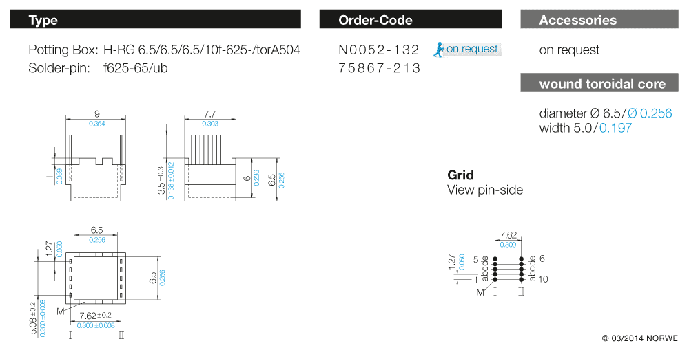 H-RG 6,5/6,5/6,5/10f-625-/torA504 technical preview