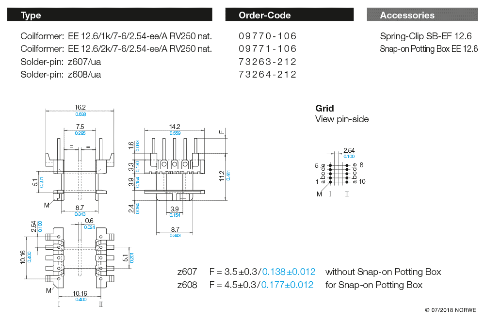 EE 12,6/1k/7-6/2,54-ee/A RV250 nat. technical preview