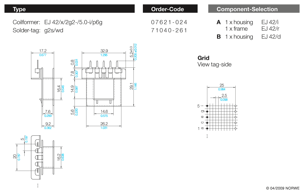 EJ 42/x/2g2-/5,0-i/p6g technical preview