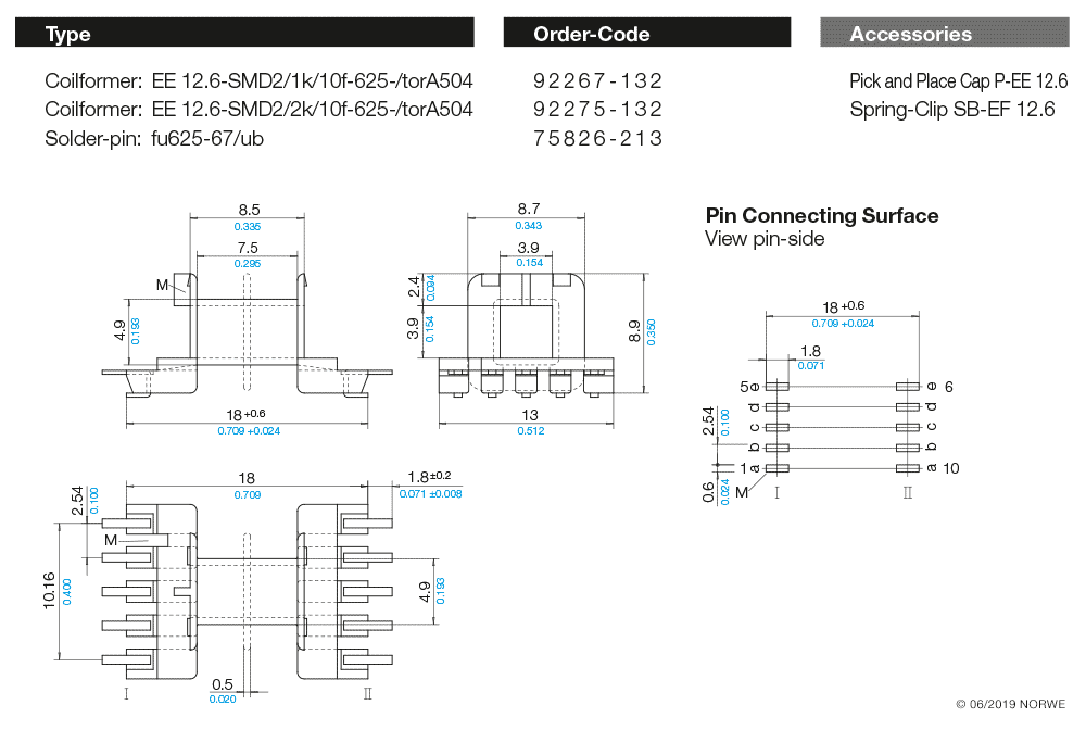 EE 12,6-SMD2/1k/10f-625-/torA504 technical preview