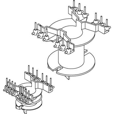 PQ Coil Formers With Linear Solder Pins technical product overview