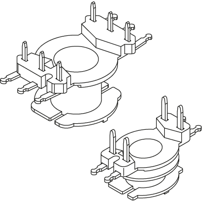 RM Standard Height 45° With Linear Solder Tags technical product overview
